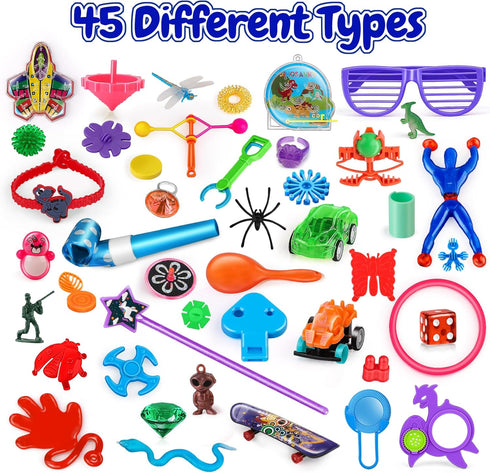 Amy&Benton 500pcs Carnival Prizes - Pinata Filler for Kids Party Favor Bags, Birthday Small Toys for Classroom Gift Bags