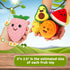 8 Pack Sensory Toys for Kids, Mini Fruit Soft Stuffed Plush Toy for Girls or Boys as Party Decorations, Toddler Pretend