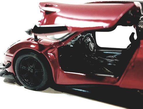 KiNSMART 2016 Pagani Huayra BC Red 5" 1:38 Scale Die Cast Metal Model Toy Car