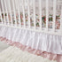 100% Country Brandream Fitted Crib Sheets for Girls Organic Cotton French Rose Floral Toddler Sheets Nursery Bed Sheet