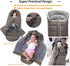 LAT Baby Warm Bunting Bag, Universal Stroller Sleeping Bag, Waterproof Toddler Footmuff
