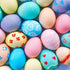 120 30 Menkxi Pcs Plastic Easter Eggs with Clear Cartons for Crafts DIY Fake Paintable for Kids Adults Easter Gift