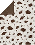 Country Sweet Jojo Designs Wild West Cow Baby Boy Receiving Security Swaddle Blanket for Newborn or Toddler Nursery Car