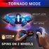 Force1 360 4WD 2.4GHz Tornado Blue LED Remote Control Car for Kids- Double Sided Driving Fast RC Cars Flips, Outdoor
