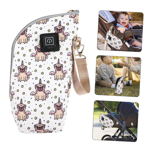 Compact USB Milk Bottle Warmer Sleeve for Convenient Feeding