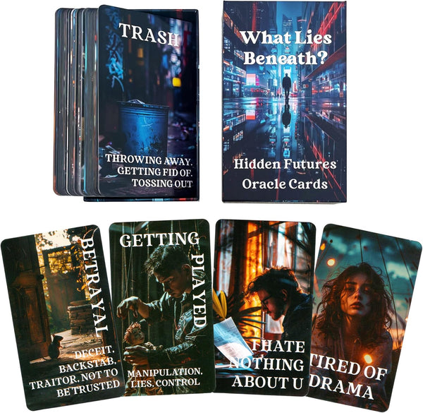 Spill The Beans Oracle Cards, Relationships Deck for Beginners, Revealing Secrets and Life Insights
