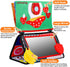 Baby Tummy Time Toys with Mirror, Books, Teethers - For 0-12 Months, Montessori Crawling Toys for Boys & Girls