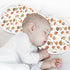 KICPOAY 2 22 11 Inch Muslin Baby Burp Cloths, Forest Mushroom Muslin Baby Bibs Rags Comfy Soft Absorbent in for Newborn