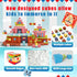 BRISTLIX 200 3+, PCS Magnetic Blocks Magnetic Building Blocks, Magnet Toys for Kids Multicolor STEM Learning Toys