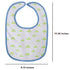 Neat Solutions 10 Pack Water Resistant Bib Set in Blue/Grey Assorted, 10 Count, 0+ Months