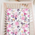 2 Pack, 28x 52, Floral Crib Sheets for Baby Girls Fits Standard Nursery Crib Mattress & Toddler Bed Mattress Soft