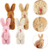 20 Pieces Easter Mini Plush Rabbit, Tiny Joint Bunny 2.4 Inch Soft Stuffed Animal Toys for Decorations and Party Favors