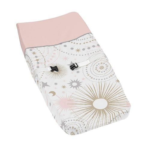 Sweet Jojo Designs Star and Moon Girl Baby Changing Pad Cover Infant