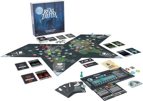 Goliath The Last Podcast on The Left Presents: The Real Truth - Strategy Game of World Conspiracy Theories and Mysteries with Over 300 Components - Ages 14 and Up, 2-5 Players
