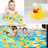 50-Piece Mini Rubber Duck Bath Toys - Float & Squeak Fun