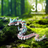 30'' 3D 3D Figurines(Mixcolor1,30inch) Printed Dragon - Printed Toys, Articulated Crystal Dragon Large Rainbow Animal