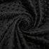 Pro Goleem Baby Soft Minky Dot Blanket 30’’ x 40’’ with Satin Backing - Baby Gifts for Boys and Girls (Black)