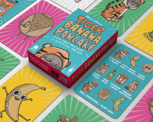 Tiger Banana Pancake - Fast Reaction Card Game for Family Game Night! Card Games for Adults, Teens & Kids (2-10 Players)