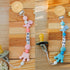 20 Pieces Wood Pacifier Clips Teething Grasping Toy Suspender Clips Natural Beech Wood Pacifier Clip Holder Charm DIY
