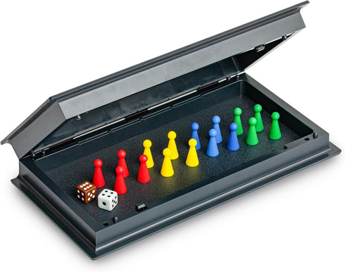 Set 9.75 Inches Ludo Magnetic Folding Travel Board Game