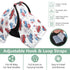 Mazeann 4th July Fireworks Cars Car Seat Cover Baby Breathable Soft Infant Carseat Covers Canopies Babies Carrier