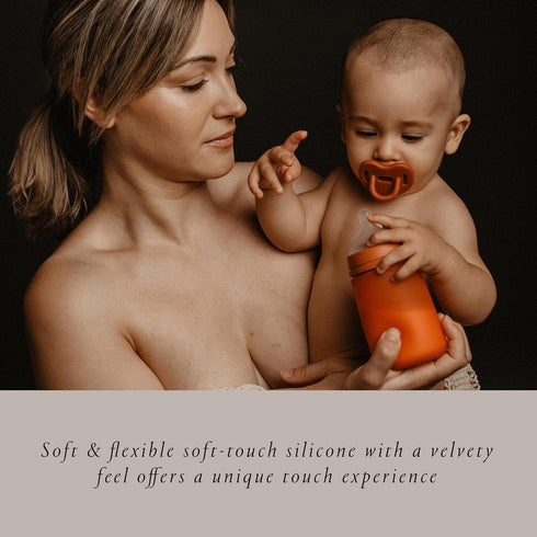 Suavinex Color Essence SX PRO Physiological Soft Flexible Silicone Baby Bottle - Anti Colic, Supports Breastfeeding,
