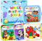 BATHKITS Reusable Water Painting Book for Kids - 3 Pack Magic Water Coloring