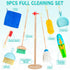 Set Set, 3+ Kids Cleaning with Electric Vacuum Cleaners, Wooden Pretend Play Housekeeping Toddler Cleaning Toys