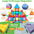 Magnetic Tiles - 100PCS Magnet Building Blocks for Kids, Educational Sensory Toys, Montessori Stacking Gift for Ages 3-7