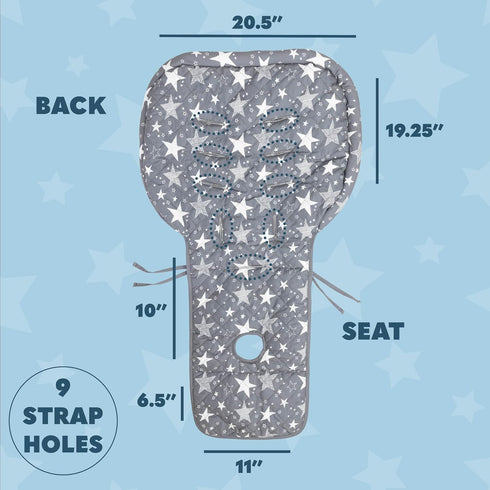 3-5 Todays Kids High Chair Pad - Machine Washable High Chair Cover, Easy Use Highchair Cushion, Soft Highchairs Covers
