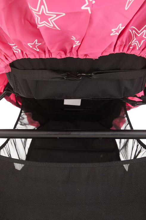 First Essentials Stroller Rain Cover Universal, Baby Travel Weather Shield, Windproof Waterproof, Protect from Dust