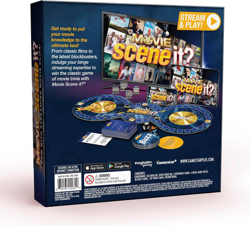 Imagination Gaming Scene It? Movie Trivia Board Game - Ultimate Movie Knowledge Test for Family Party