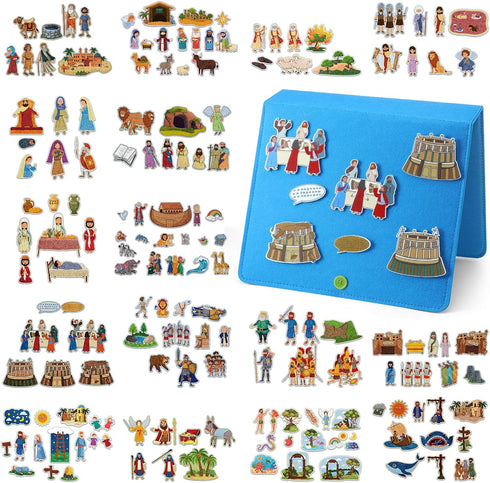 Windkream 16 Pack Felt Board Story Sets Flannel Felt Story Board Pieces with