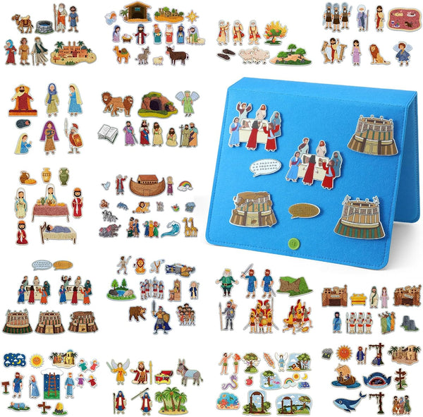 Windkream 16 Pack Felt Board Story Sets Flannel Felt Story Board Pieces with