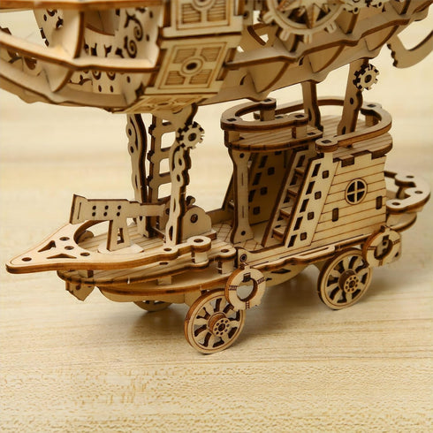 3D Wooden Puzzles Airship Model Kits, Brainteaser and Puzzle for Christmas/Birthday, Gifts for Adults and Teens