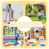 Balance Stepping Stones for Kids - 5pcs Non-Slip River Stones for Indoor and Outdoor Coordination Games