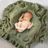 Knit Baby Blanket - 30"x40" Soft Receiving Swaddle Blanket for Newborn Girl and Boy (Khaki)