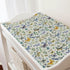Watercolor Butterflies Boho Leaves Changing Pad Covers, Colorful Butterflies Green Leaf for Boys Girls, Soft 32''x16''