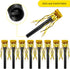 Skylety 18 Pcs Party Blower Noisemakers, Gold Musical Blowouts for Halloween, Christmas, New Year, Birthday Party