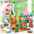 Magnetic Tiles, 64 PCS Magnetic Building Blocks Set, STEM Toys for Kids - Creative and Inspirational