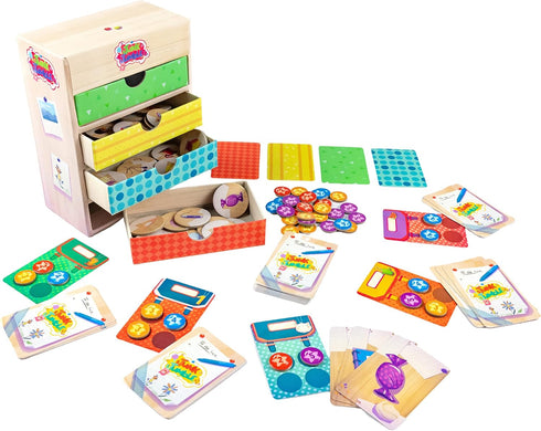 Junk Jumble Fun Memory Kids Board Game by Blue Orange Games, 2 to 5 Players for Ages 6+