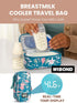 WIBOND 4-6 2 Pack, Breast Milk Cooler Travel Bag, Real-Time Temperature Display, Holds Breastmilk Storage Bag