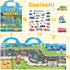 3-6, Reusable Sticker Book for Toddlers Jelly Stickers for Kids, Sticker Activity Book Travel Toys for Car & Airplane