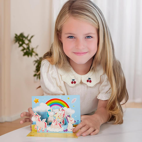 10 5 4-8 5-7 4 5 6 7 8 4-6 Unicorn Craft Kit for Girls - Projects - Gifts for Year Old Girl - Arts and Crafts for Kids