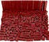 Feleph 260 Pieces Masonry Profile Bricks Building Blocks, Diverse Bulk Toy Set Compatible with Major Brands