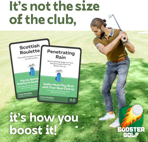 On-Course Golf Game - 100 Interactive Playable Cards - Multiplayer Game for 1-4 Players - Perfect Gift for Any Golfer