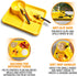 Set 3 set Dinneractive Dining for Kids - Piece Construction Themed Toddler Utensils & Toddler Plates - Toddler Forks