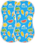decor gift Summer 4 Pack 22x11in Cotton Burp Cloths Baby Soft and Absorbent? Watermelon Palm Waves Baby Rags for Babies
