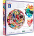 500 23" eeBoo Piece Puzzle - Moth Jigsaw Puzzle for Adults, Circular with Diameter Made with Recycled Board