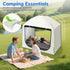 Home(52.4 Inch) Inflatable Toddler Travel Bed with Tent Portable Toddler Bed with Hand Pump-Toddler Blow Up Mattress